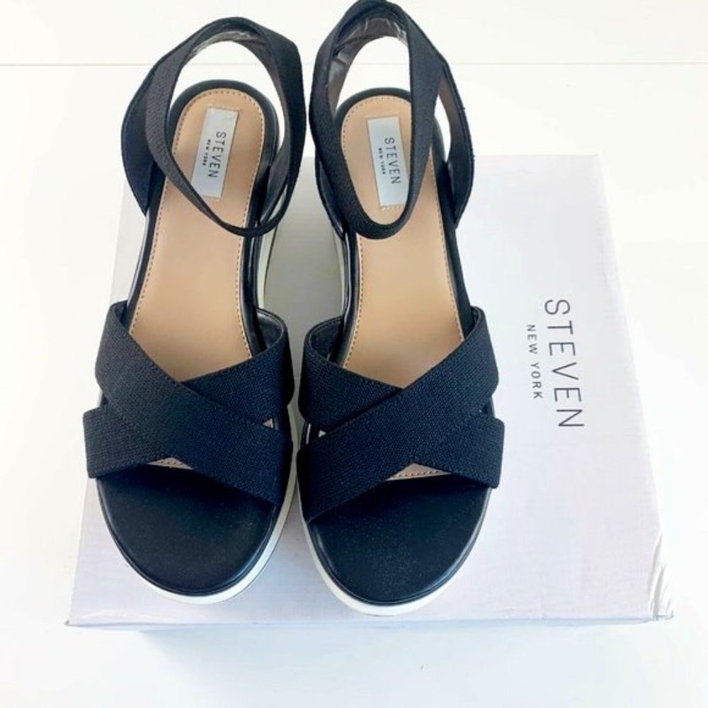 Steven by Steve Madden Macon Platform Sandals - Size 10